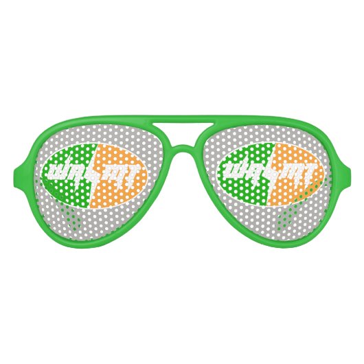 チームWAMTサンダーロゴシェード アビエーターサングラス (正面)