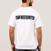 チームWestermyer - Triathlete Lyndsey Tシャツ (裏面)