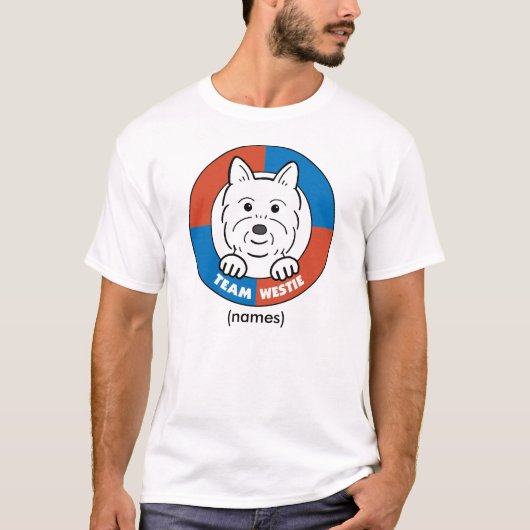 チームWestie Tシャツ (正面)