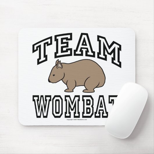 チームWombat マウスパッド (マウス)