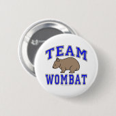 チームWombat II 缶バッジ (正面&裏面)