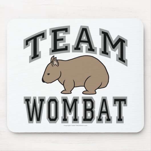 チームWombat V マウスパッド (正面)