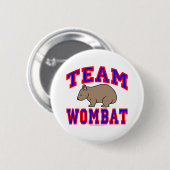 チームWombat VI 缶バッジ (正面&裏面)