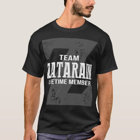 チームZATARAINライフタイムメンバー Tシャツ (正面)