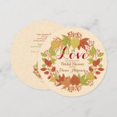 チーリーオータム招待状 招待状 (正面/裏面)