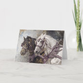 チー荷車を引くム絵を描ズ カード (正面)