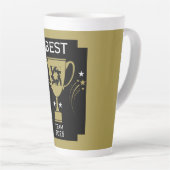 チ企業のー感謝していム カフェラテマグ (右アングル)