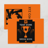 チ企業のー感謝していム サンキューカード (正面/裏面)