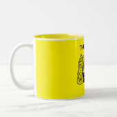 チ企業のー感謝していム ツートーンマグカップ (左)