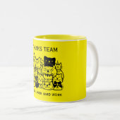 チ企業のー感謝していム ツートーンマグカップ (正面右)