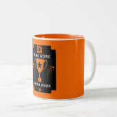 チ企業のー感謝していム ツートーンマグカップ (正面右)