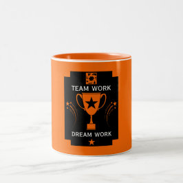 チ企業のー感謝していム ツートーンマグカップ