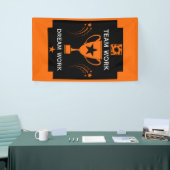 チ企業のー感謝していム 横断幕 (トレードショー)