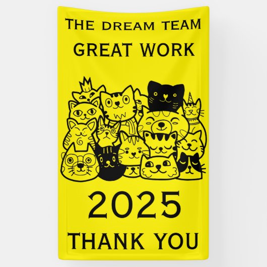 チ企業のー感謝していム 横断幕 (縦)