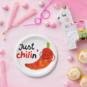 チ前向きリペッパープン-ジャストチリン ペーパープレート (パーティー)