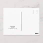 チ日本のンズドッグアートハガキ ポストカード (裏面)