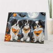 チ日本のンハロウィン不気味 カード (正面)