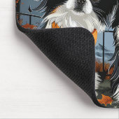 チ日本のンハロウィン不気味 マウスパッド (コーナー)