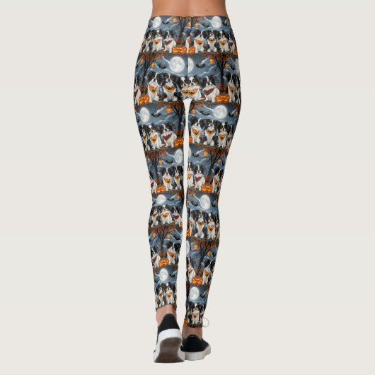 チ日本のンハロウィン不気味 レギンス (裏面)