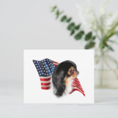 チ日本のン国旗 ポストカード (スタンド正面)