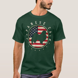 チ日本のンUSA国旗4日7月ドッグママパパ Tシャツ
