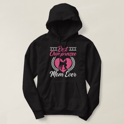 チ最高のンパニーママEver Chimp Monkey Lover Ape Mo パーカ (デザイン正面)