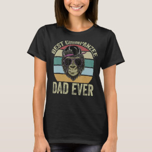 チ最高のンパンジーパパモンキーチンプエイプワイルドライフティム Tシャツ