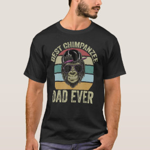 チ最高のンパンジーパパモンキーチンプエイプワイルドライフティム Tシャツ