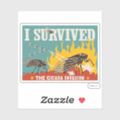 チ生き延びカダの侵入 シール (シート)