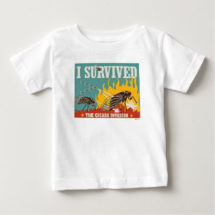 チ生き延びカダの侵入 ベビーTシャツ