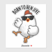 チ生まれキンパおもしろいンへ シール (シート)