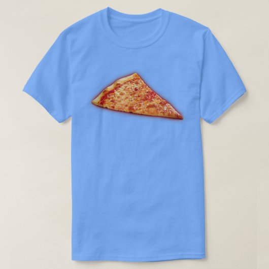 チ素晴らしーズ白熱［赤熱］光を放つピザTシャツ Tシャツ (デザイン正面)