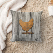 チ素朴キン（オレンジ） クッション (ブランケット)