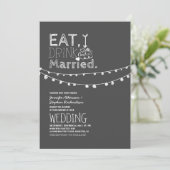 チ素朴ャル食べクボードの飲み結婚物とビ結婚したーズ 招待状 (スタンド正面)