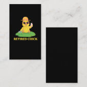 チ退職したキンリラックスさせるマム 名刺 (正面/裏面)