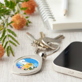 チ退職したックはビーチで キーホルダー (側面)