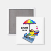 チ退職したック…これが命だ マグネット (正面/裏面)