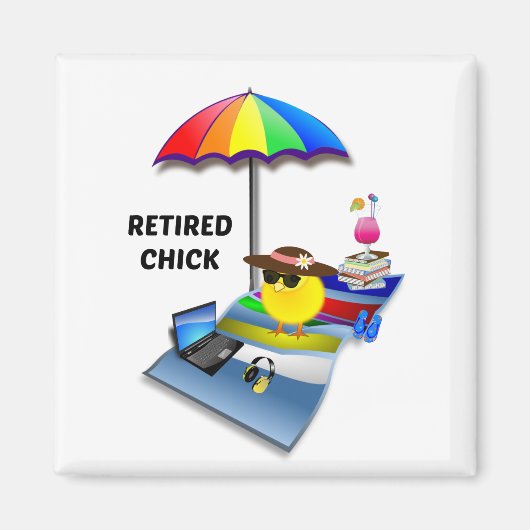 チ退職したック…これが命だ マグネット (正面)