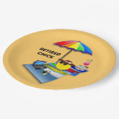 チ退職したック、カラフルとかわいい、紙プレート ペーパープレート (アングル)