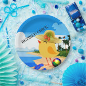 チ退職したック、カラフルデザイン ペーパープレート (パーティー)