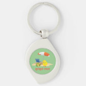 チ退職したック – ビーチ場 キーホルダー (正面)