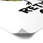 チ退職したック ポスター (角)