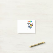 チ退職したック ポストイット (デスク上)