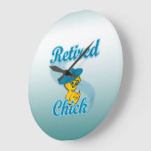 チ退職したック ラージ壁時計 (傾斜)