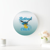 チ退職したック ラージ壁時計 (ホーム)