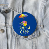 チ退職したック、装飾デザイン。 缶バッジ (インサイチュ)