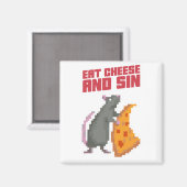 チ食べーズとシン マグネット (正面/裏面)