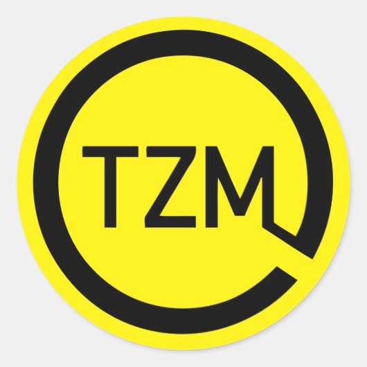 ツァイトジェスト運動のロゴ ラウンドシール (正面)