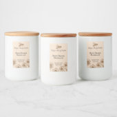 ツァスティオレンジマーマレードフローラハニービー食品ラベル フードラベル (ボトル)