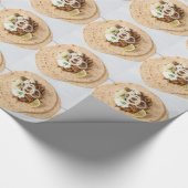 ツァッツィキ・コレスラウオリーブとフェタとギロス・ピータ ラッピングペーパー (角)